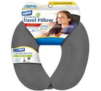 Cloudz Microbead - Almohada Cervical de Viaje, Color Gris