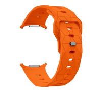 Clouism Bandas transpirables compatibles con Galaxy Watch 7 Ultra Band 47 mm Correa deportiva de silicona para Galaxy Watch Ultra Hombres Mujeres Correas de reloj(Orange)