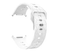 Clouism Bandas transpirables compatibles con Galaxy Watch 7 Ultra Band 47 mm Correa deportiva de silicona para Galaxy Watch Ultra Hombres Mujeres Correas de reloj(White)