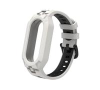 Clouism Correa de silicona de TPU suave para la pulsera de correa de Xiaomi Miband 8 para MIBAND 8 NFC Correa Correa Correa Accesorios de reemplazo Kit(White-B)