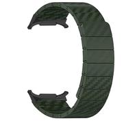 Clouism Correa magnética de fibra de carbono para Samsung Galaxy Watch 7 Ultra 47mm LTE, pulsera ligera, correa de reloj para Galaxy Watch Ultra 47mm(Green-B)