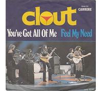 CLOUT - YOU'VE GOT ALL OF ME 7 INCH (7" VINYL 45) GERMAN CARRERE 1978