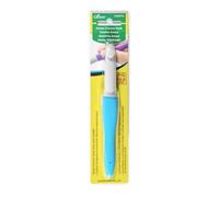 Clover クローバー Needlecraft Amour Crochet Hook-Size P/Q/15mm Gancho, Plastic, Azul, 22x2x5 cm