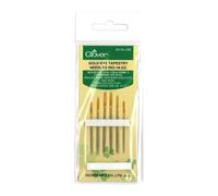 Clover 238 Gold Eye Tapestry Needles No. 18-22