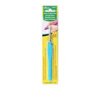 Clover Aguja de ganchillo Amour, metal, azul, 4,5 mm