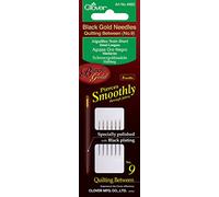 Clover Agujas de Oro Negro Número 10, Acero, 15.0x5x0.3 cm