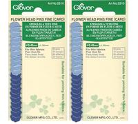 Clover Alfiler Fino Cabeza Flor, 20 (Paquete de 2)