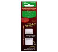 Clover Black Gold Quilting Needles-Size 9/10/12 2 Each