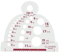 Clover Calibrador de Agujas de Tejer