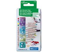 Clover Clips pequeños, 50 Unidades, Multicolor
