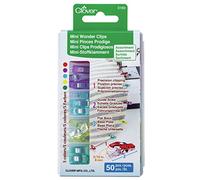 Clover Clips pequeños, 50 Unidades, Multicolor