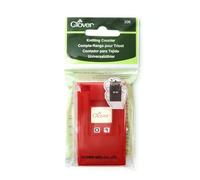Clover Contador Puntos y Filas, Rojo, 13x6.5x3 cm