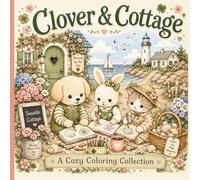 Clover & Cottage: Coastal Cottage: A Cozy Coloring Collection Featuring Adorable Animals, Seaside Gardens, Whimsical Beach Days, and Relaxing Coastal Cottagecore Scenes