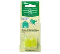 clover Dedales: Goma Flexible: Grande: 2 Piezas, Elastómero, Amarillo, 18 mm