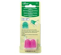 Clover Dedales: Goma Flexible: Mediano: 2 Piezas, Rosa, 16 mm