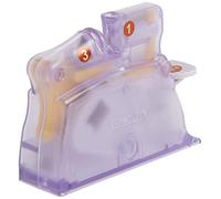 Clover Enhebrador De Mesa, Plastico, Lila, 14.6x11x2.8 cm