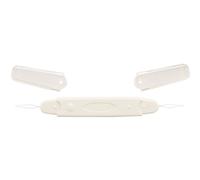 Clover Enhebrado, Plástico, Blanco, 15.3x4.2x3 cm