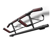 Clover Fitness Barra de Dominadas para Puerta, Plegable, Antideslizante, hasta 200kg, Sin Tornillos, Agarre de Espuma, Marco de Puerta