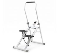 Clover Fitness Stair Stepper, Máquina Step para casa, Plegable, Ajustable, Silenciosa, Pantalla LCD, Bajo Impacto, hasta 100kg