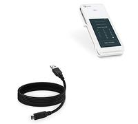 Clover Flex Cable BoxWave [DirectSync - USB 3.0 A a USB 3.1 tipo C] USB C Cable de carga y sincronización para Clover Flex - 6 pies, color negro