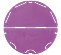 Clover Kanzashi - Plantilla para Confeccionar Flor (7,5 cm)