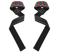 Clover Leaf - Correas de muñeca antideslizantes de 66 cm para levantamiento de pesas, levantamiento de pesas, peso muerto, ejercicio, entrenamiento de fuerza