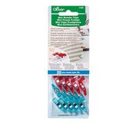 Clover Mini Wonder Clips, Multicolor, Pack de 20