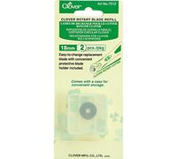 Clover Paquete de Recambio de Cuchillas giratorias x 2, Acero aleado, 18 mm, 2 Unidades, 18mm x2, 2