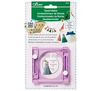 Clover Quastenwickler / VE3 Klein Fabricante De Borlas, Plastic, Violeta, 22x2x12.5 cm