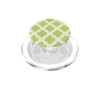 Clover Quatrefoil Italian Summer Pattern Verde Lima PopSockets PopGrip para MagSafe