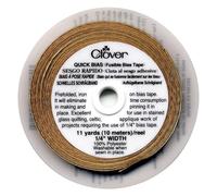 Clover Cinta al bies rápida: 6 mm x 10 m: Dorado, Algodón, 34