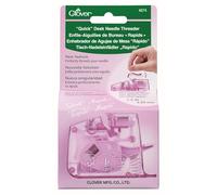 Clover Quick Desk Needle Threader Enhebrador de Agujas, Rosa