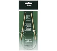 clover Takumi Bamboo: Agujas de Tejer: Circular: 80 cm x 2,25 mm, Bambú, Madera