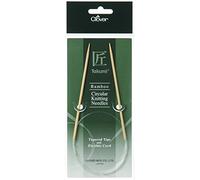 clover Takumi Bamboo: Agujas de Tejer: Circular: 80 cm x 2,50 mm, Bambú, Madera