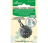 Clover Thread Cutter Pendant-Antique Silver