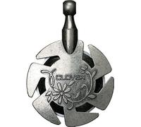Clover Yarn Cutter Pendant-Antique Silver
