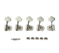 Cloverleaf - Clavijas de afinación de bajo de 5 cuerdas para bajo de 5 cuerdas para American Standard/Highway One Series JB Jazz Bass/PB Precision Bass Nickel 4R1L
