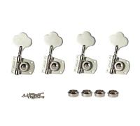 Cloverleaf para Bajo 4R, Clavijas de Afinación para Guitarra de Bajo, Cabezas de Máquina de Afinación para Bajos Diestros, Clavijas de Afinación para Bajos American Standard/Highway One Series, Níquel