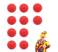 Clown Nose, Espuma Clown Nose, Rojo Esponja Payaso Nose, Nariz de Payaso Rojo, Bola de Esponja de Payaso, Fiesta de Magia de Navidad, Fiesta de Cumpleaños, para Fiestas, Cosplay, 10 Piezas