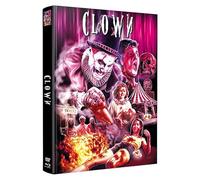 Clown - Willkommen im Kabinett des Schreckens - Mediabook Wattiert - Limited Edition auf 500 Stück (Blu-ray+Bonus-DVD mit weiterem Horrorfilm) [Alemania] [Blu-ray]