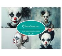 Clowniversum - Wo die Masken Geschichten erzählen (Wandkalender 2026 DIN A3 quer), CALVENDO Monatskalender: Die faszinierende Welt der Clowns