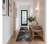 CLOYAO Alfombra de Pasillo Larga Alfombra Cocina Lavable Antideslizante Alfombra Salon Absorbente Estrecha Entrada Alfombra para Pasillo, Dormitorio, Cocina, Lavandería 40 x 60 cm