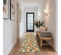 CLOYAO Alfombra de Pasillo Larga Alfombra Cocina Lavable Antideslizante Alfombra Salon Absorbente Estrecha Entrada Alfombra para Pasillo, Dormitorio, Cocina, Lavandería 50 x 100 cm