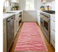 CLOYAO Alfombra Pasillo Alfombras Cocina Lavable Antideslizante Larga Tapete para Entrada, Lavandería o Comedor 60 x 80 cm