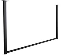CLP Barra de Colgar Fenton I Barra de Colgar para Montaje en Techo I Barra de Colgar de Metal I para pasillos, armarios y dormitorios, Tamaño:100x60 cm