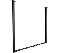 CLP Barra de Colgar Fenton I Barra de Colgar para Montaje en Techo I Barra de Colgar de Metal I para pasillos, armarios y dormitorios, Tamaño:80x80 cm