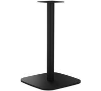 CLP Base de Mesa de Metal Negro, Patas de Mesa Marudi de Acero con Recubrimiento en Polvo, Base de Mesa Robusta para Interior y Exterior, Color:Negro, Forma:Angular