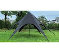 CLP Carpa en Forma de Estrella I Carpa de Eventos con 10 Metros de Diámetro I Carpa de Jardín con un Área Cubierta de 15 m² Aprox. I Color:, Color:Negro