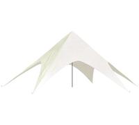 Carpa de estrella de 12m plástico crema 12x12x5 m
