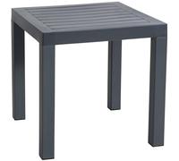 Mesa auxiliar ocean plástico gris oscuro 45x45x45 cm